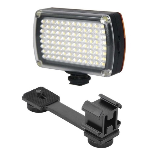 LED-videolampe med beslag K2447