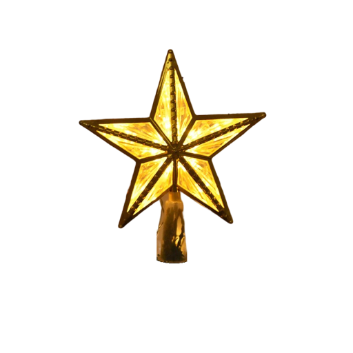 LED világító karácsonyi csillag 15,5 cm