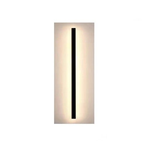 LED vonkajšia nástenná lampa moderné lineárne svietidlo 240 cm 90 W neutrálny biely čierne vodotesné na fasádu vchod terasu aj záhradu