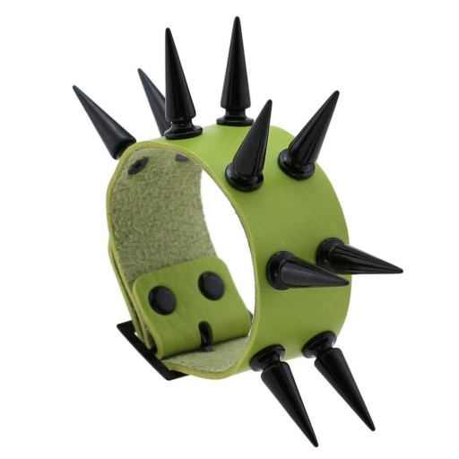 Lederarmband mit Spikes H464