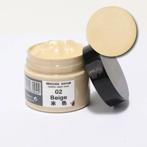 Lederreparaturfarbe, 50 ml, Autositzreparatur, Mäntel, Schuhe, Vinyl, Kratzer, Löcher, Restaurierung, Nachbearbeitung, Färben von Leder, Auto