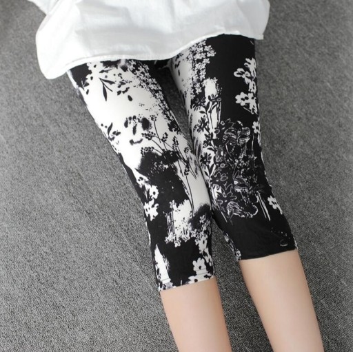 Leggings capri da donna con motivo