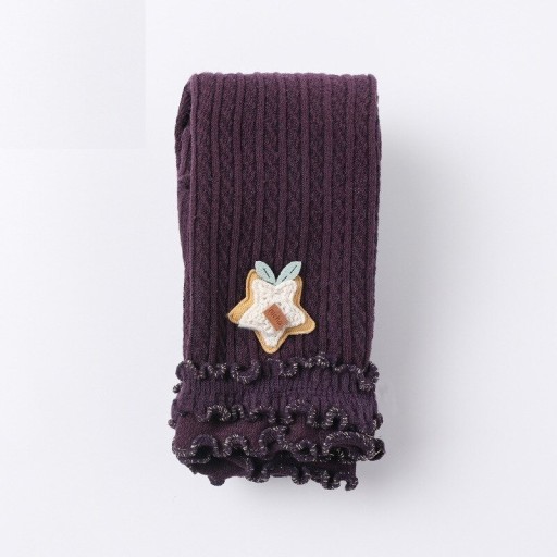 Legginsy dziewczęce z dzianiny T2475