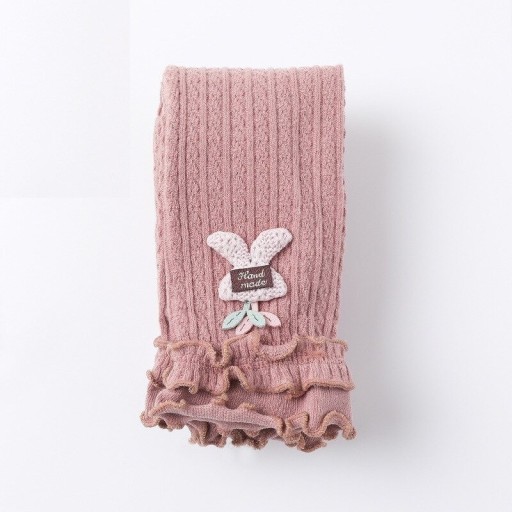 Legginsy dziewczęce z dzianiny T2475