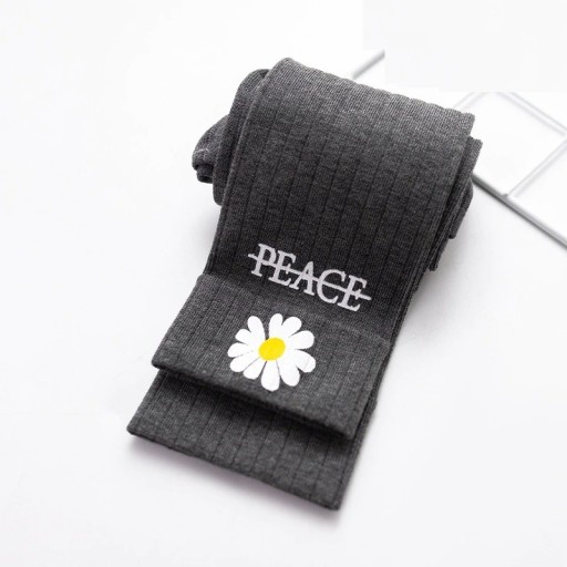 Legginsy dziewczęce z dzianiny T2493