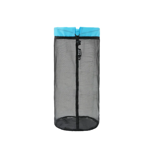 Lehký síťovaný pytel se stahovací šňůrou velikost M 15 x 34 cm Praktický úložný vak na potraviny ovoce zeleninu cestování 21 g