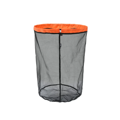 Lehký síťovaný pytel XXL 31 x 52 cm Úložný vak se stahovací šňůrou Praktická taška na prádlo hračky cestování sportovní potřeby 47 g
