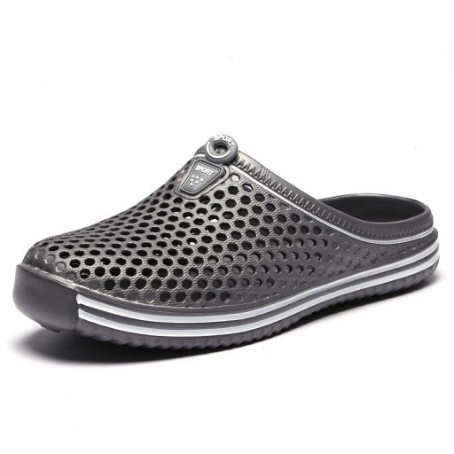 Leichte Hausschuhe mit geschlossener Spitze Atmungsaktives perforiertes Obermaterial Weiche Sohle Sportliche Hausschuhe Luftige Flip-Flops Badezimmerschuhe