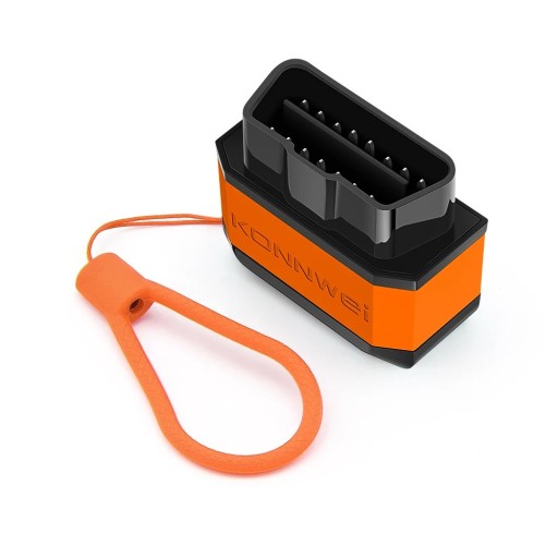 Leitor de códigos de avaria OBD2 Bluetooth com interruptor para Android e iOS 12V Diagnóstico de motor ELM327 V1.5 Teste de emissões KONNWEI KW905