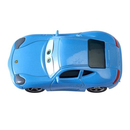 Leksaksbil i legering 1:55 Disney Pixar Cars 3 Sally Carrera Metallmodell för barn Detaljerat utförande inspirerat av filmkaraktären