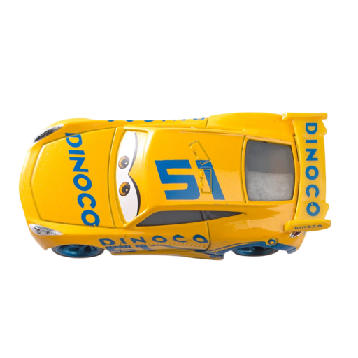 Leksaksbil i legering Disney Pixar Cars 3 Cruz Ramirez 1:55 Metallmodellfordon för barn Leksakssamlarfigur Detaljerad bearbetning