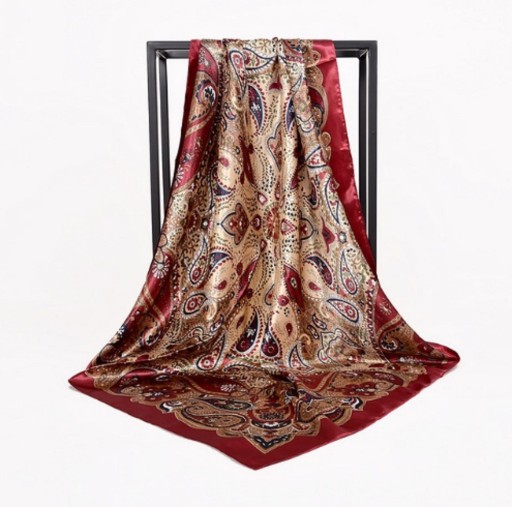 Lenço feminino com padrão J554