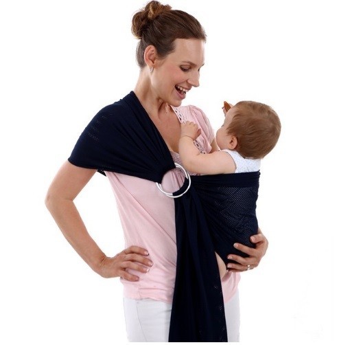 Lenço para transporte de crianças com anéis J2976