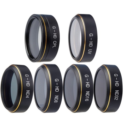 Lensfilters voor DJI Phantom 4 drones