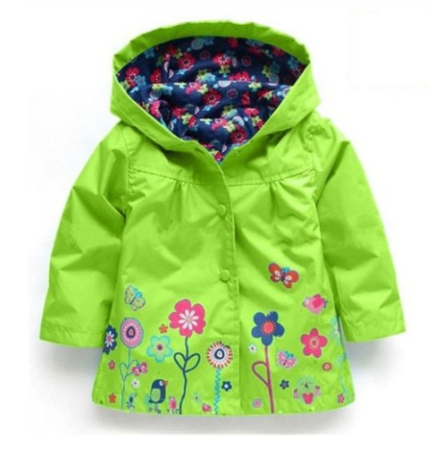Lente/herfst kinderjas - Groen