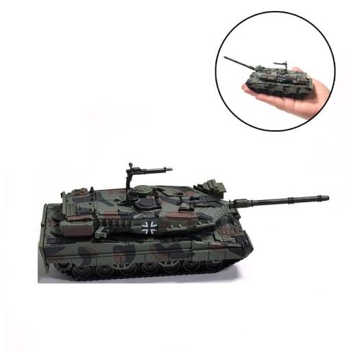 Leopard 2A7 Tank Model Scale 1:72 Plastic Assembly Kit 10.7 x 5 x 5.3 cm Collectible Model for Decoration for Modellers