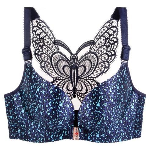 Leopard-bh med lukning foran