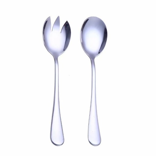 Lepel en saladevork 2 stuks