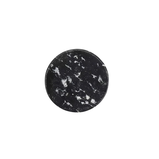 Lepicpalette für Wimpern 2,5 cm Rosa-grüner Jade-Stein Kleiner Halter für Kleber Wiederverwendbare Unterlage für die Anwendung von künstlichen Wimpern