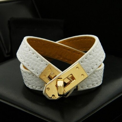 Leren armband H592