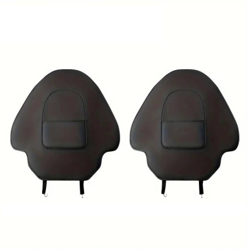 Leren beschermpad voor de rugleuning van autostoelen voor Tesla Model 3 Y Volledige zitting tegen krassen en stoten 75,5x68,5 cm set 1 paar