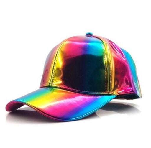 Leren glanzende pet T166