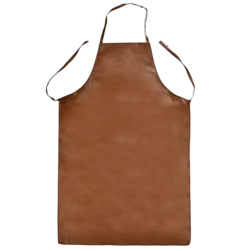 Leren Keuken Schort 89x63 cm Waterdicht Bestendig Tegen Olie, Zuren en Basen Vlamvertragend Beschermend Werk Schort