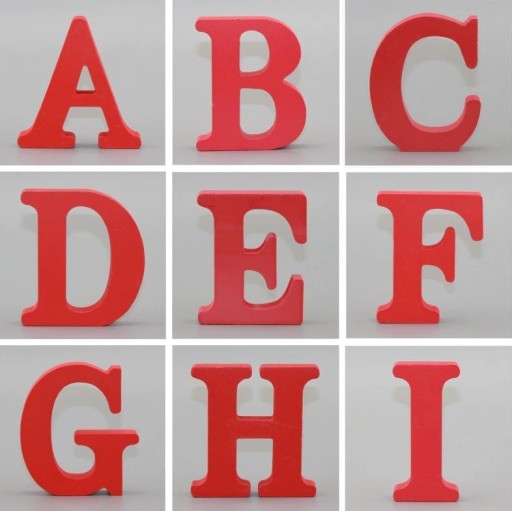 Lettera decorativa in legno C521