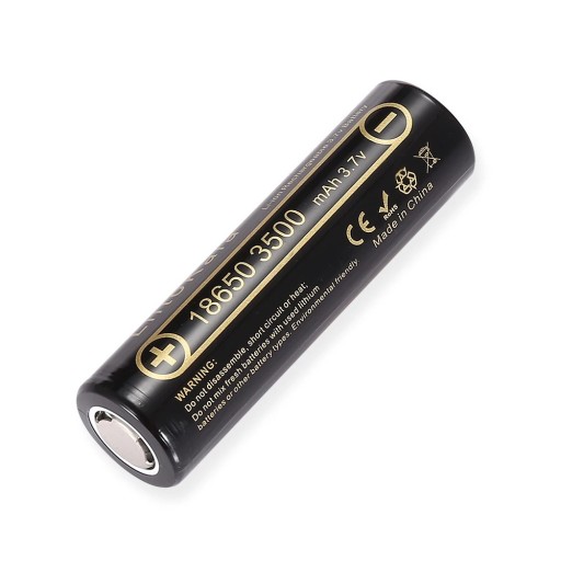 Li-ion batterij 3,7 V 3500 mAh 10 A hoge stroom oplaadbare cel 1 st voor vapen knipperend lichteffect lithium batterij 65,5 x 18,5 mm