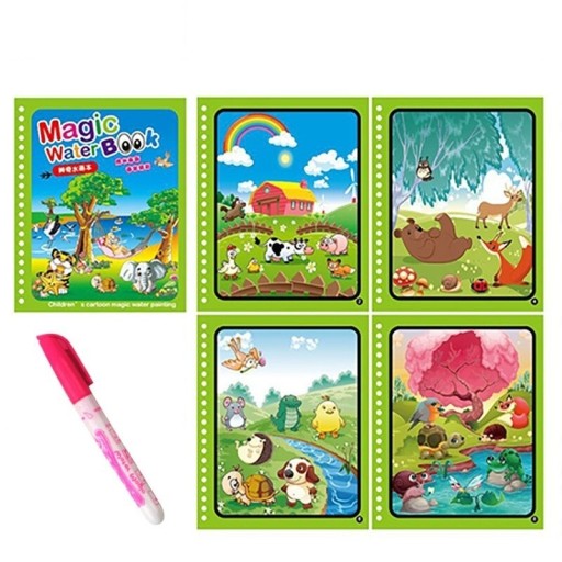 Libros mágicos para colorear con bolígrafo de agua
