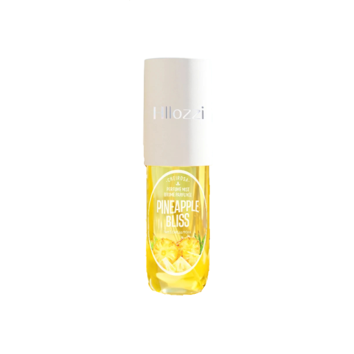 Lichaamsgeur spray Pineapple Bliss 90 ml Langdurige geur van ananas Geparfumeerde mist in gele fles Voor dagelijks gebruik en reizen