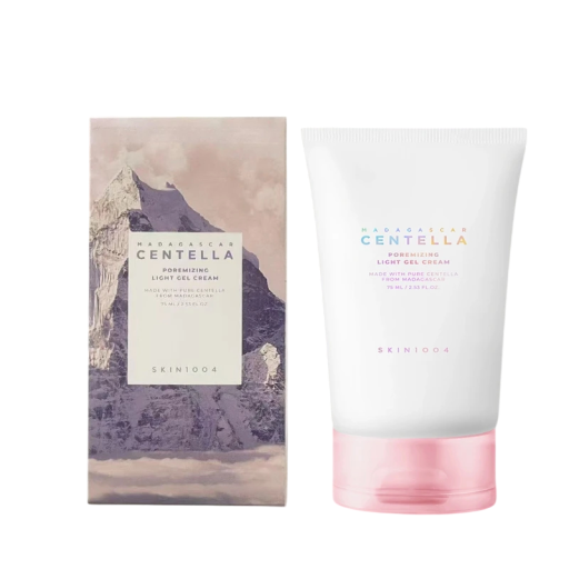 Lichte gelcrème met Madagaskarsche centella 75 ml diepe hydratatie en zorg voor poriën voor de gezichtshuid