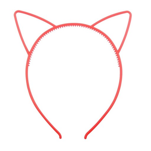 Lichtgevende feesthoofdband met kattenoren 2 stuks