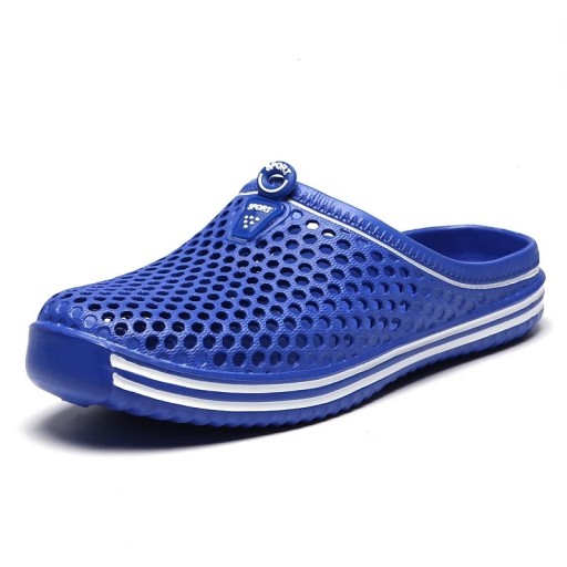 Lichtgewicht pantoffels met gesloten neus Ademend geperforeerd bovenwerk Zachte zool Sporthuisschoenen Luchtige slippers Badkamerschoenen