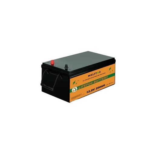 LiFePO4 batterij 12,8 V 200 Ah 2560 Wh Smart 4S 150 A BMS Lithium Zwart Caravans boten campers en zonne- en back-upsystemen