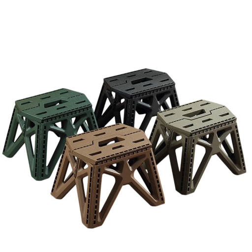 Light Plastic Portable Stool 29 x 20 x 23.5 cm Footprint 27 x 31 cm Load-Bearing Stool for Sitting and Standing For Home and Outdoors