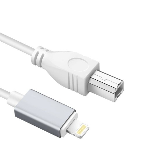 Lightning til USB-B M/M forbindelseskabel 1 m