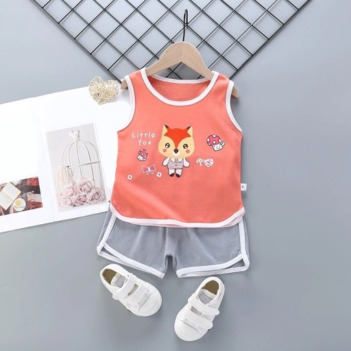 Linne för barn och shorts L1149