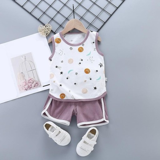 Linne för barn och shorts L1181