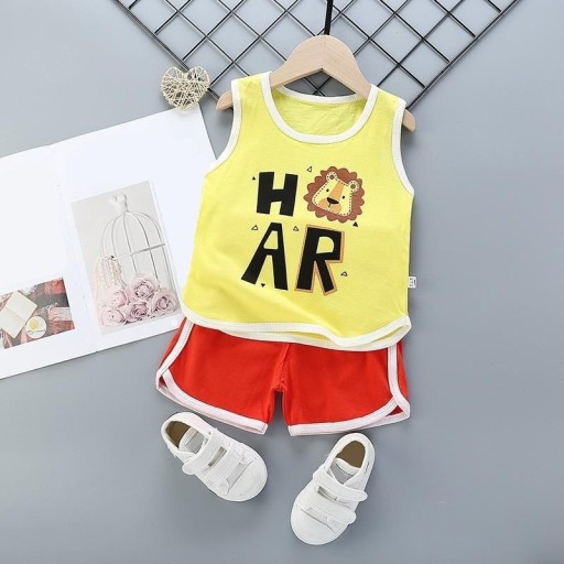 Linne för barn och shorts L1181