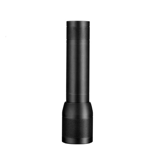 Linterna LED compacta recargable tipo C de 13,5 cm con pantalla de batería y correa para uso diario