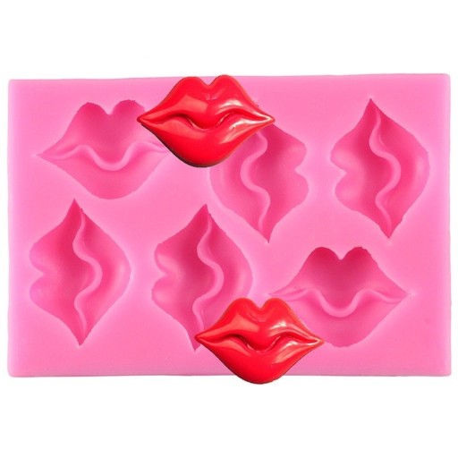 Lippenform aus Silikon