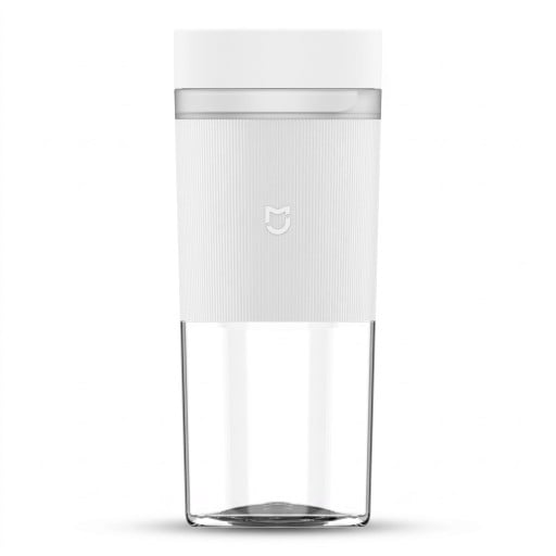 Liquidificador portátil MIJIA 2 para smoothies e sumos 300 ml 19500 rpm Carregamento USB-C Bateria 1300 mAh Lâminas de aço inoxidável Branco