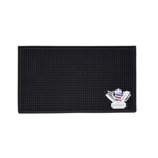 Liukastumaton alusta kampaamotyökaluille Helposti puhdistettava silikonialusta 34 x 0,5 x 23,5 cm