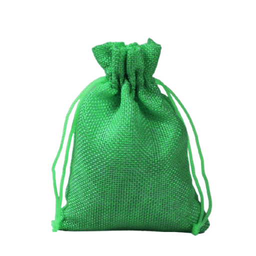 Lněný sáček se stahovací šňůrou 13x18 cm textilní úložný pytlík na drobnosti šperky dárky organizaci domácnosti i cestování