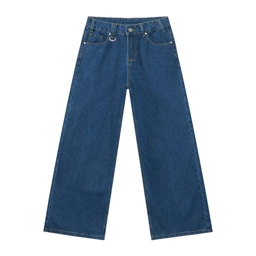 Lockere Straight-Cut Jeanshose für Herren Weite Beine Lässige Jeans für City und Freizeit Bequemer Denim-Schnitt