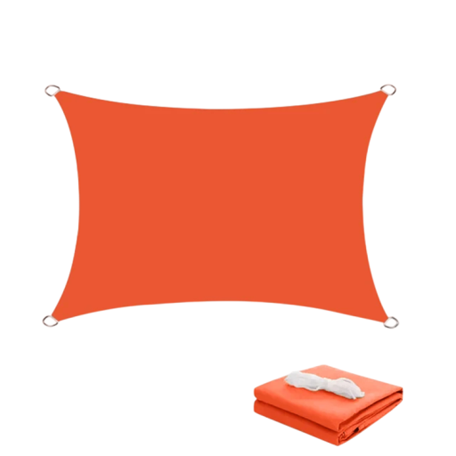 Lona de sombra impermeable 300x500 cm Lona de poliéster para jardín terraza balcón piscina playa tienda sombrilla camping al aire libre