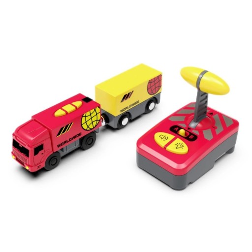 Lorry Remote-Controlled Plastic Vehicle Interactive Toy for Children, Development of Motor Skills and Coordination During Play