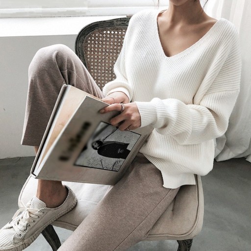 Løs sweater til kvinder