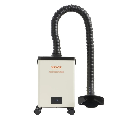 Lötrauchabsauger 150W 265×265×430 mm mit Filterelementen und flexibler Leitung beige-schwarz für die Werkstatt